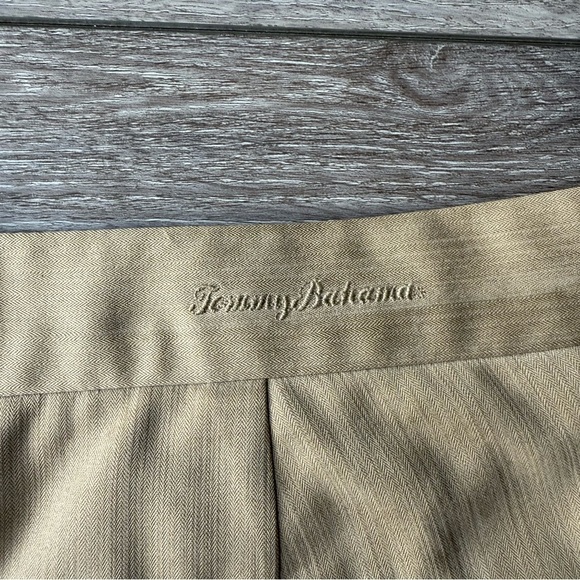 Tommy Bahama Tan Colour Silk Blend Trouser Dress Pants - Picture 14 of 14